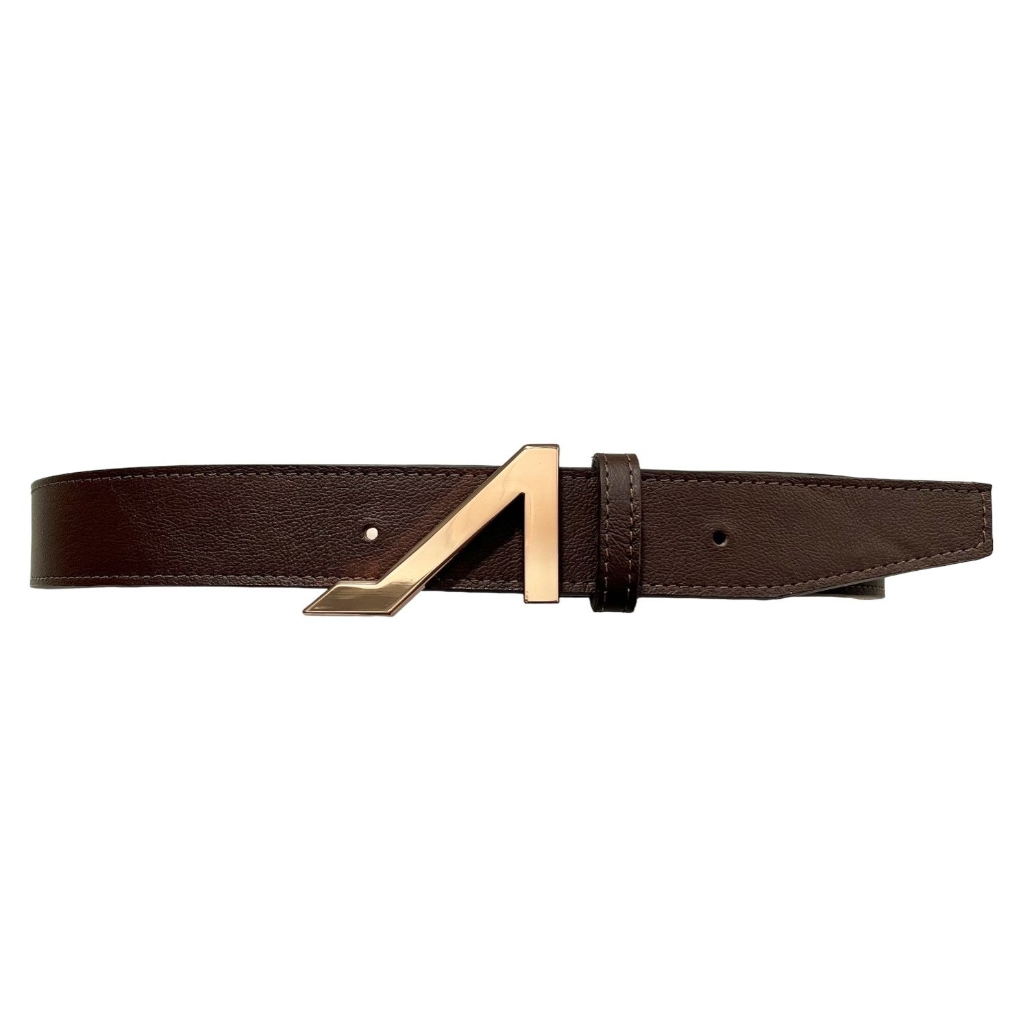 BROWN with GOLD BUCKLE
