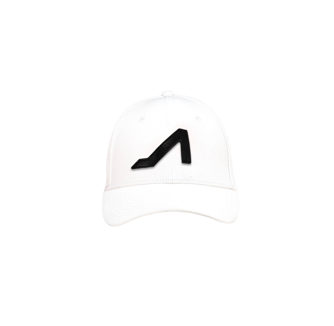 White Ultra Suede with Black Logo